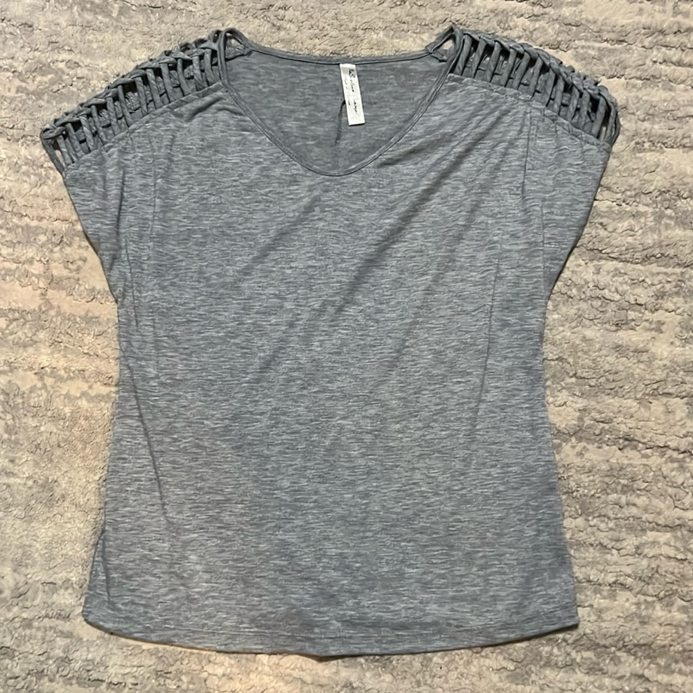 Blueish grey shirt
